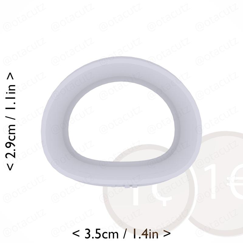 Mochi Cookie Cutter 1in / 2.5cm