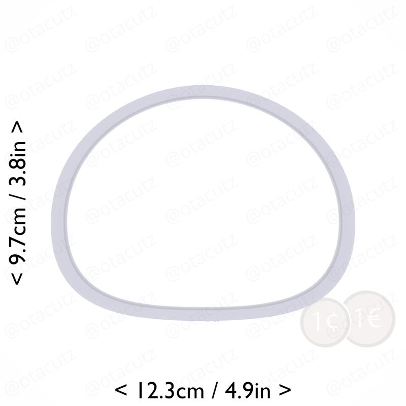 Mochi Cookie Cutter 4.5in / 11.4cm