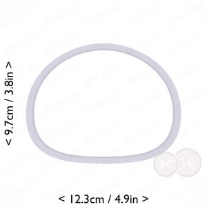 Mochi Cookie Cutter 4.5in / 11.4cm