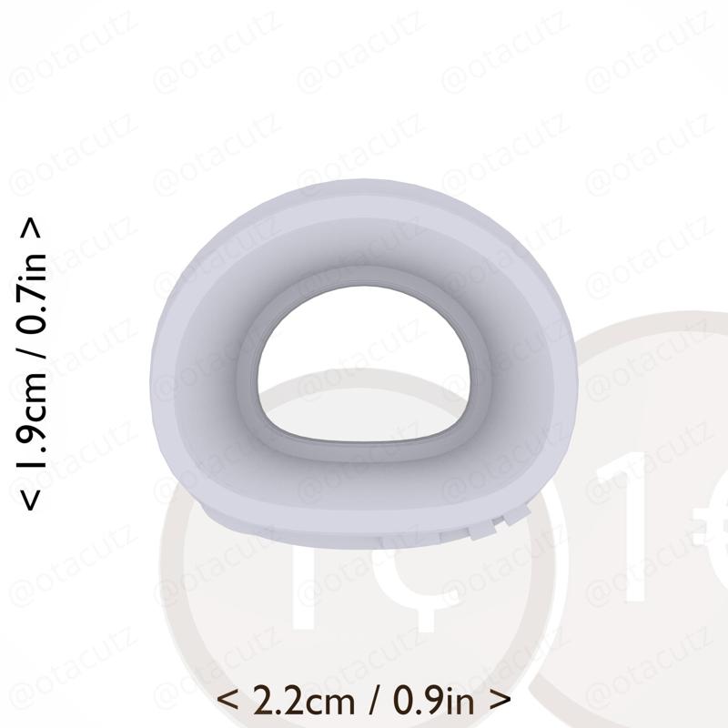 Mochi Cookie Cutter 0.5in / 1.3cm