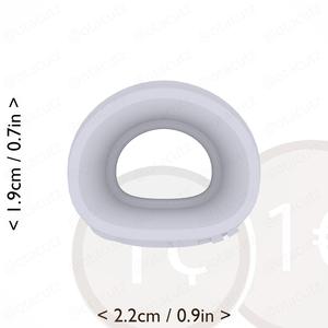 Mochi Cookie Cutter 0.5in / 1.3cm