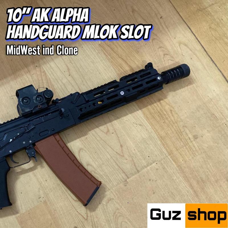 Airsoft Alpha Ak American Style | 10 inch | Mlok | Guzshop
