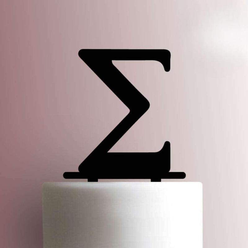 TOPPER GREEK ALPHABET SIGMA GREEK ALPHABET