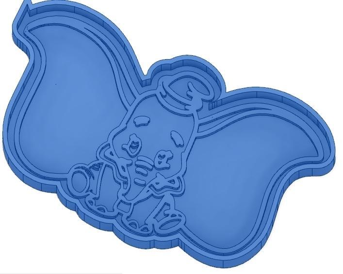 2 Biscuit Moulds - Disney - Princess - Mickey - Dingo - Bambi - The Lion King - Pinocchio - Pluto - Frozen - Dumbo - Cookie cutter- Cookie cutter
