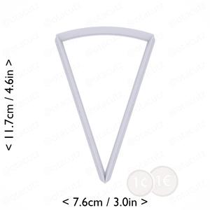Slice (1∕10) of Pie Cookie Cutter 4.25in / 10.8cm