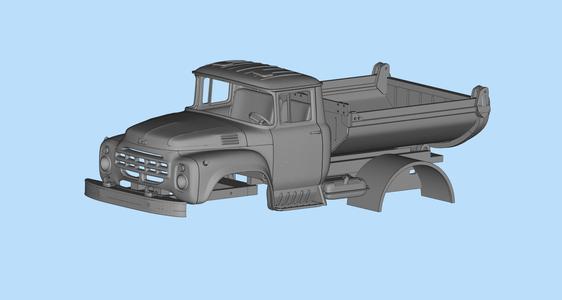 Soviet Truck ZIL 130 3D Print model