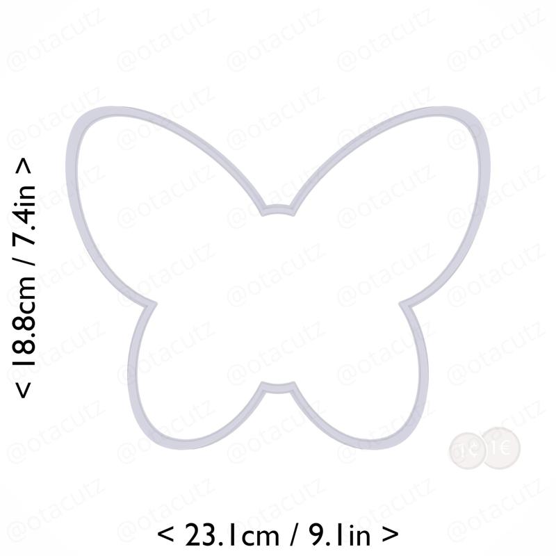 Butterfly Cookie Cutter 8.75in / 22.2cm