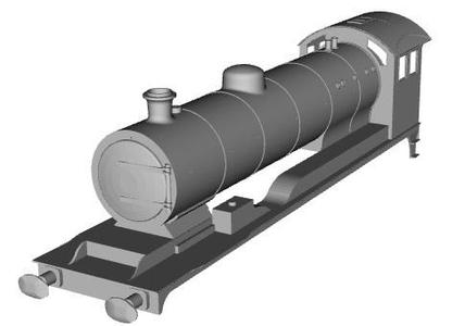 GCR/LNER O4/8 loco 1/148 scale