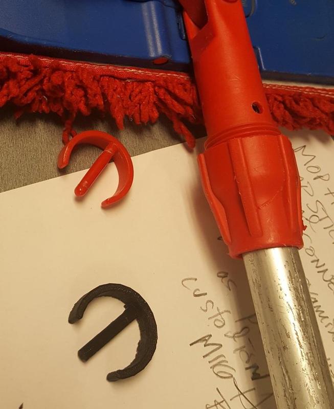 Mop Handle Clip for M-Fiber EZ Clean Telescoping Handle