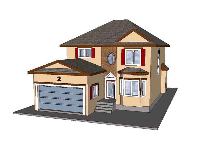 PREMIUM N Scale Suburban Home #1