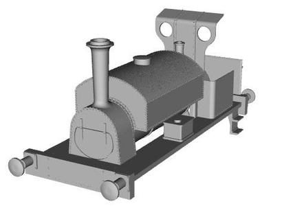 Garstang and Knott End Railway 0-4-0ST UNION loco 1/43 scale
