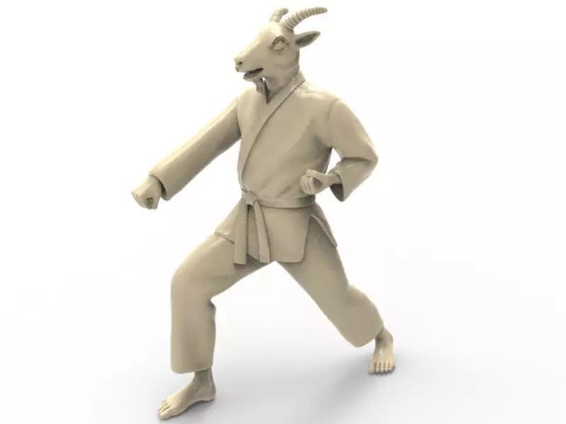 Goat Zenkutsu Dachi Stance