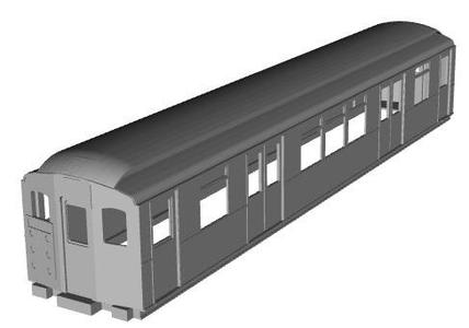 London Underground Q31 stock (ex L stock) Driver coach 1/32 scale