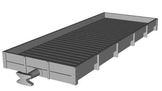 CFDT wagon plats -H - Cf de Tarn 1/55 scale