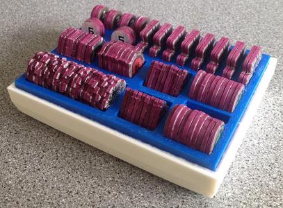 X-wing miniatures token tray w. lid