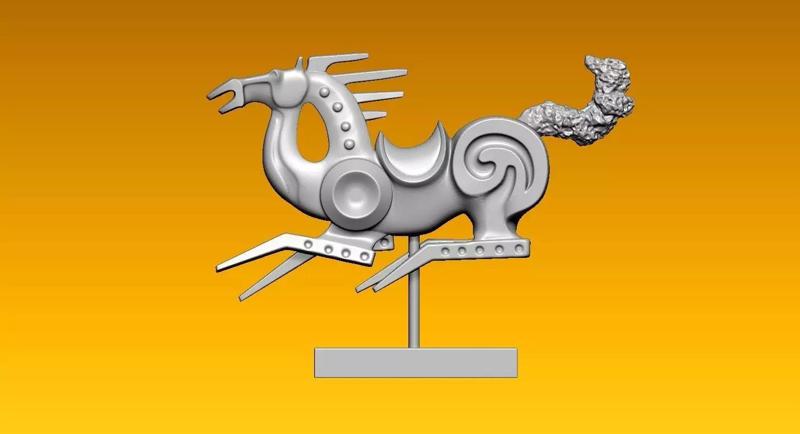 Bamboo horse for table decoration