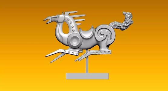 Bamboo horse for table decoration