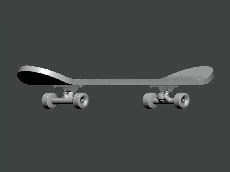 3D Model-SKATEBOARD0001 skateboard