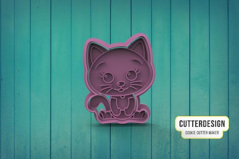 Mei Li Plim Plim Cookie Cutter Mei Li Plim Plim Kitty Cutter M2