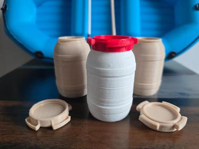 Barrel With Screw Cap - NO AMS