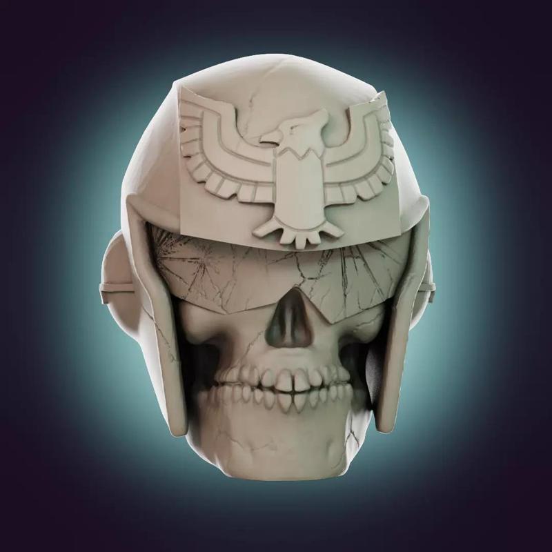 Captain Falcon Skull Helmet