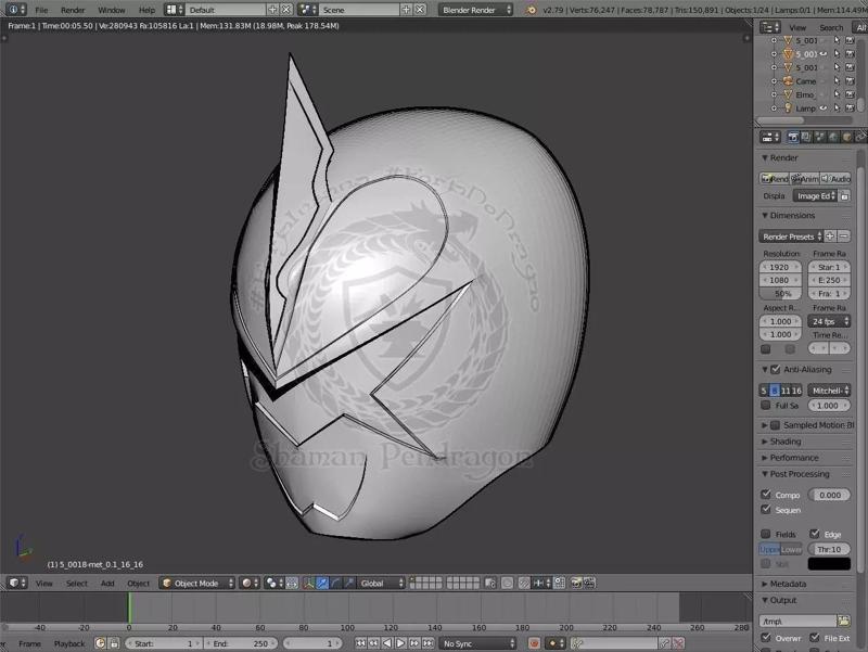 Abarekiller power ranger helmet