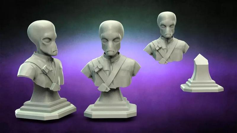 Star Wars Shriv bust