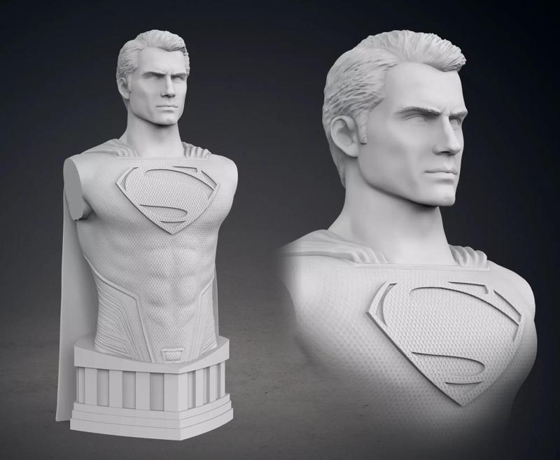 Superman - Man of Steel Bust