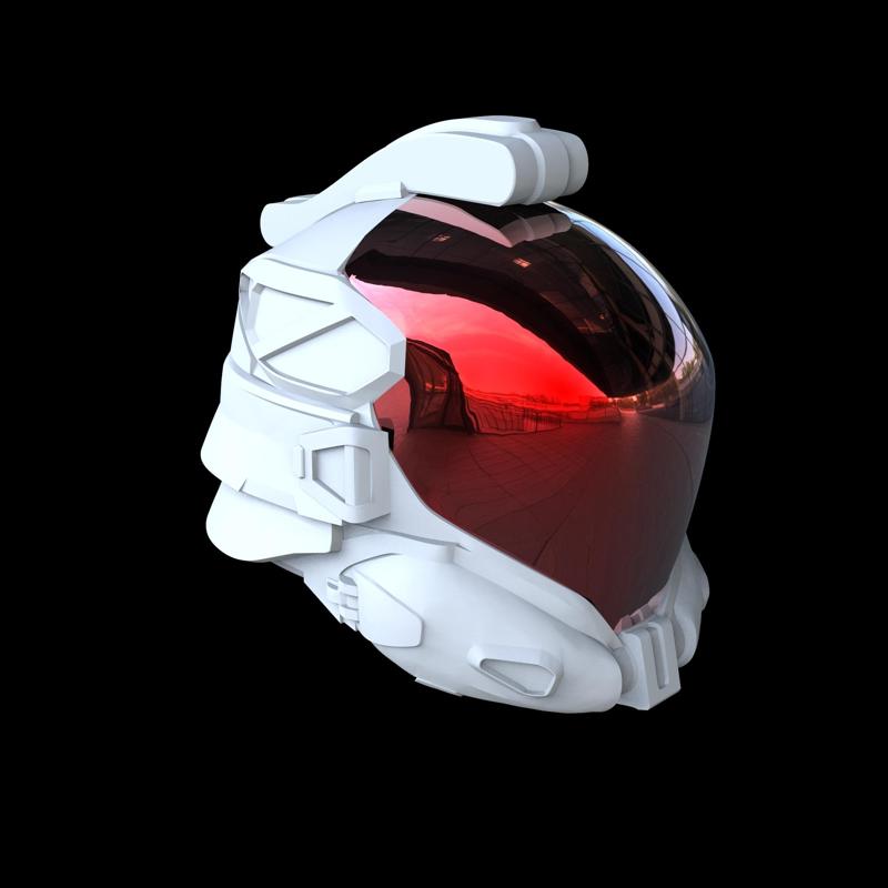 Halo Infinite Chronmage Wearable Helmet for 3D Printing