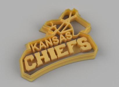 Kansas Chiefs NFL Cookie Cutter Logo