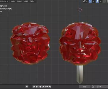 Kamen Rider Hibiki Ongeki Bou 3D printable cosplay props