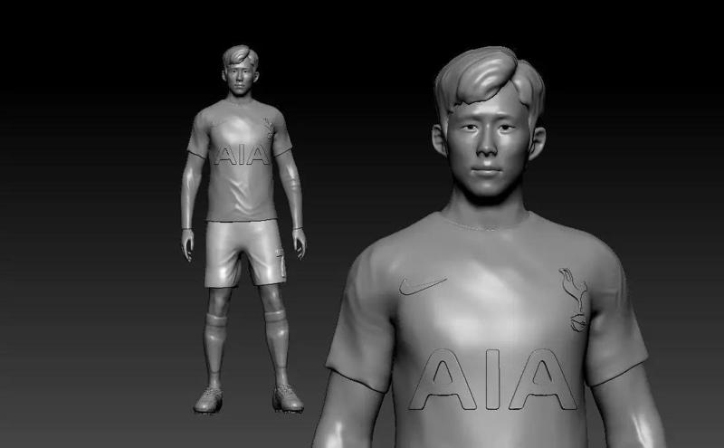 Son heung min - PLAYER FOOTBALL - 3D PRINT