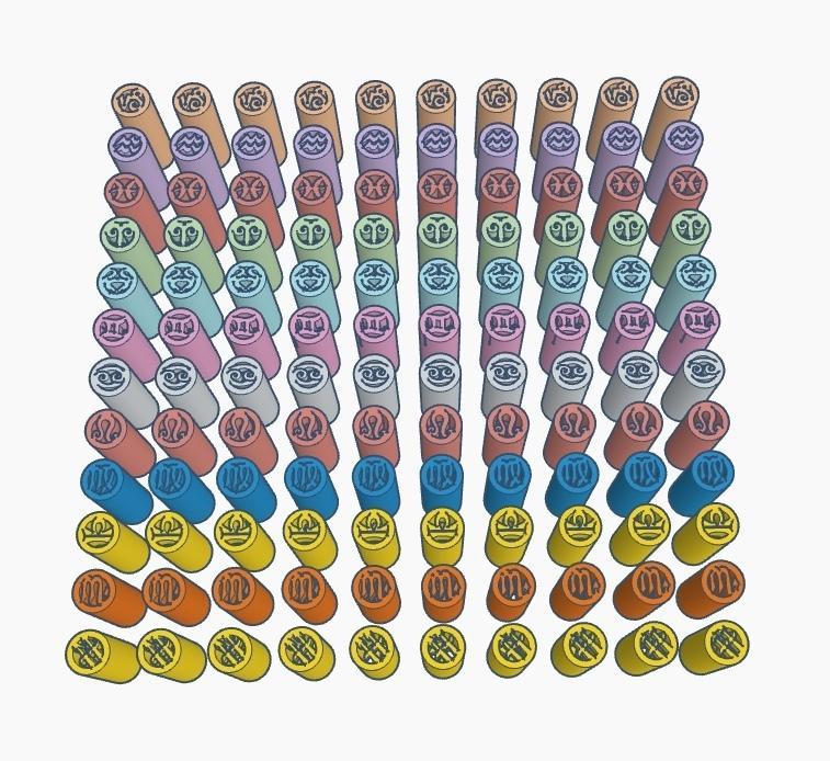 FILTER TIPS FILTERS PACK 120 U. WEED ZODIAC SIGNS TIPS READY TO PRINT AND FREE 25 UND.  PACK