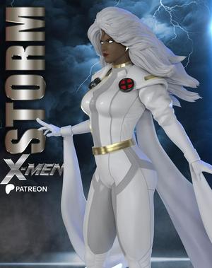 STORM STL FILE XMEN PROJECT