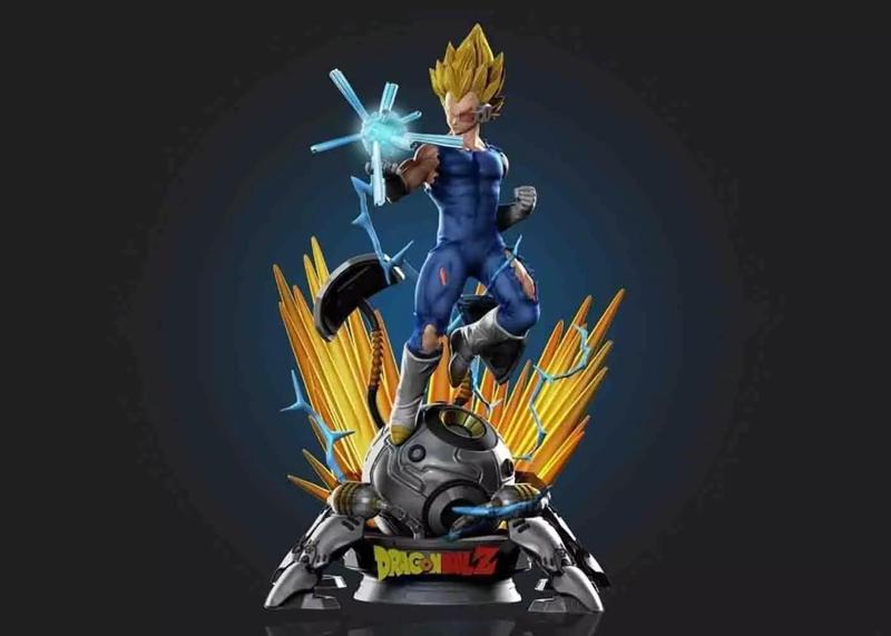 SSJ Vegeta on Capsule Dragon Ball 3D Model Ready to Print