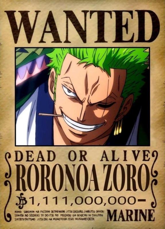 LITOFANIA - RORONOA POSTER - KEY RING SIZE