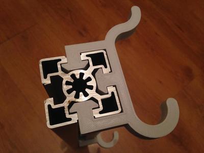 Hook for Bosch 50x50 profile.