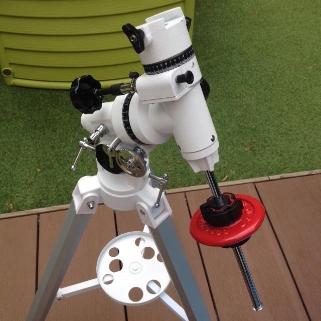 Counterweight for equatorial mount