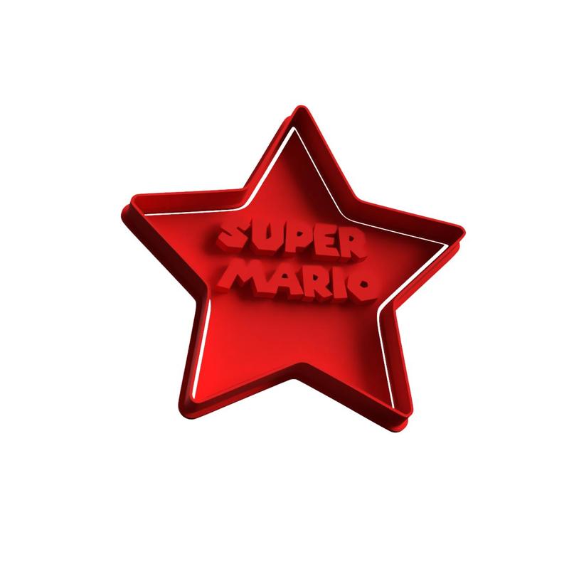star super mario cookie cutter