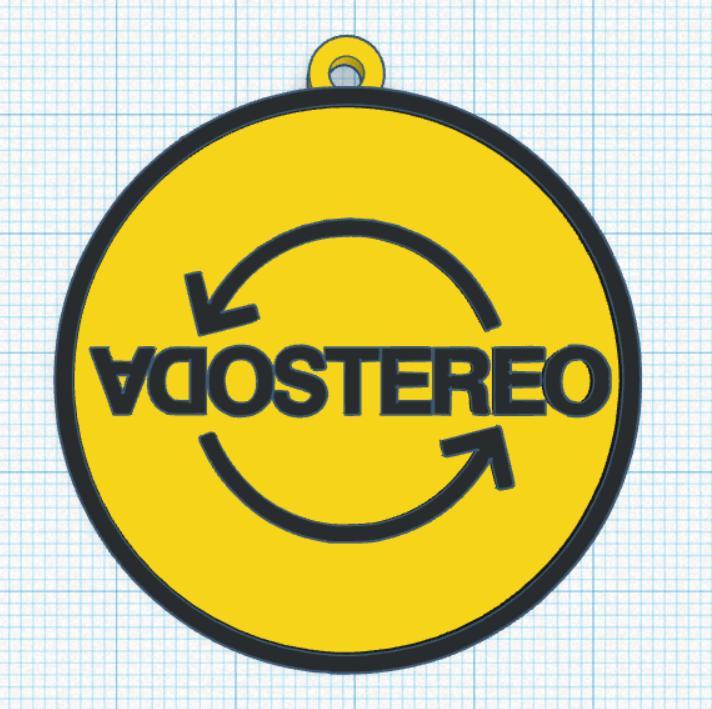 SODA STEREO KEYCHAIN (KEYCHAIN) CIRCULAR