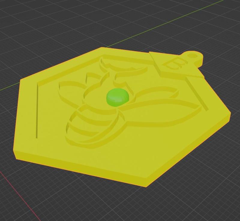 Metabee Medal Keychain