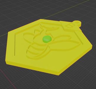 Metabee Medal Keychain