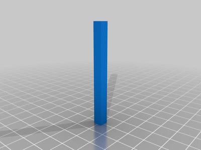 5.4 x 5.4  Alignment Peg for 20x20 T-Slot, 60 mm in length