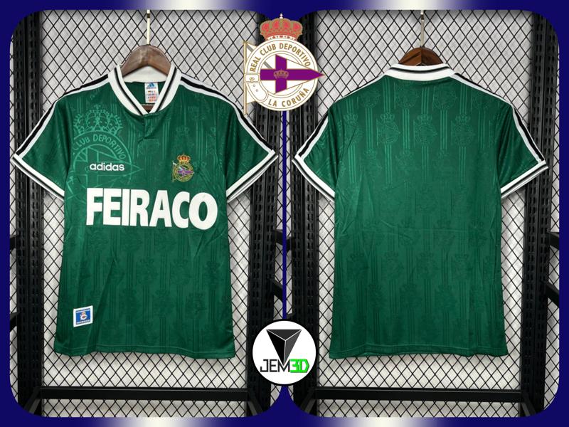 RETRO 98/99 DEPORTIVO LA CORUÑA KEYRING AND T-SHIRT BOX (Includes Djalminha)