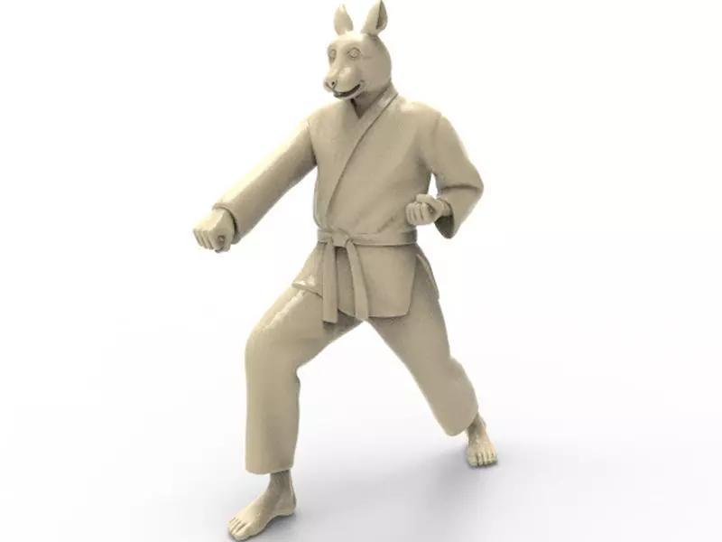 Rabbit Zenkutsu Dachi Stance