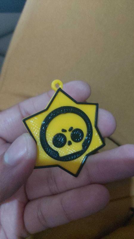 Brawl Stars Logo Keychain