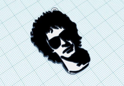 Gustavo Cerati keychain