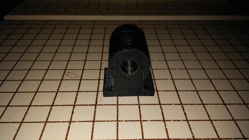 NCS P3-v Steel Y Axis Lead Screw nut bed mount