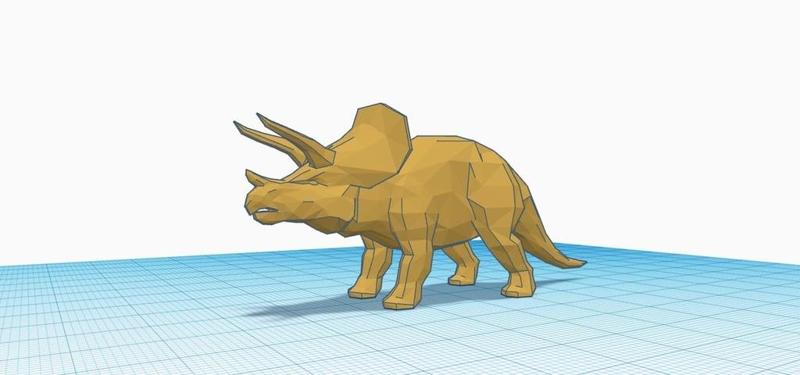 Low Polly Triceratops