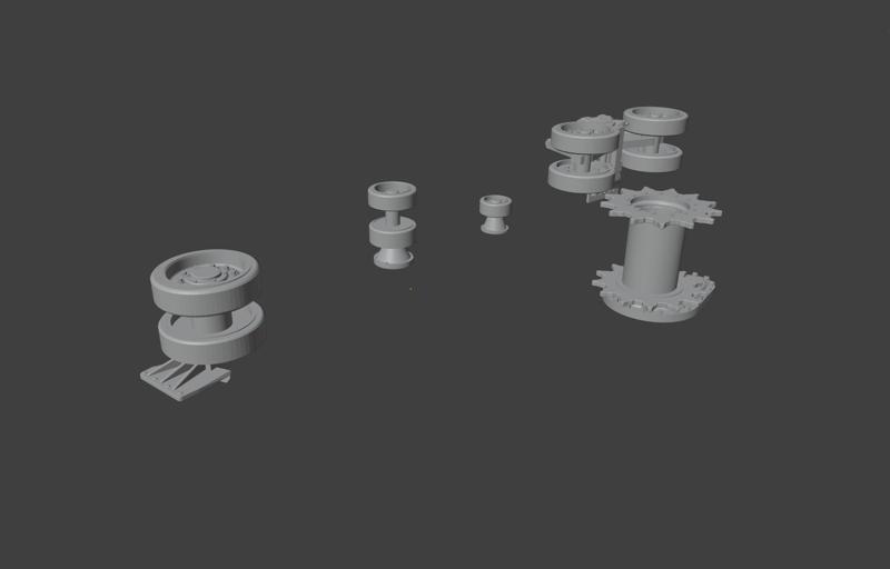 Sherman suspension bogie late version